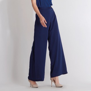 Guy Laroche กางเกงขาวยาว กาง﻿เ﻿กงผู้หญิง Wide leg Pants กางเกงทำงานขายาว ทรงตรง กีลาโรช (GT6VNV)