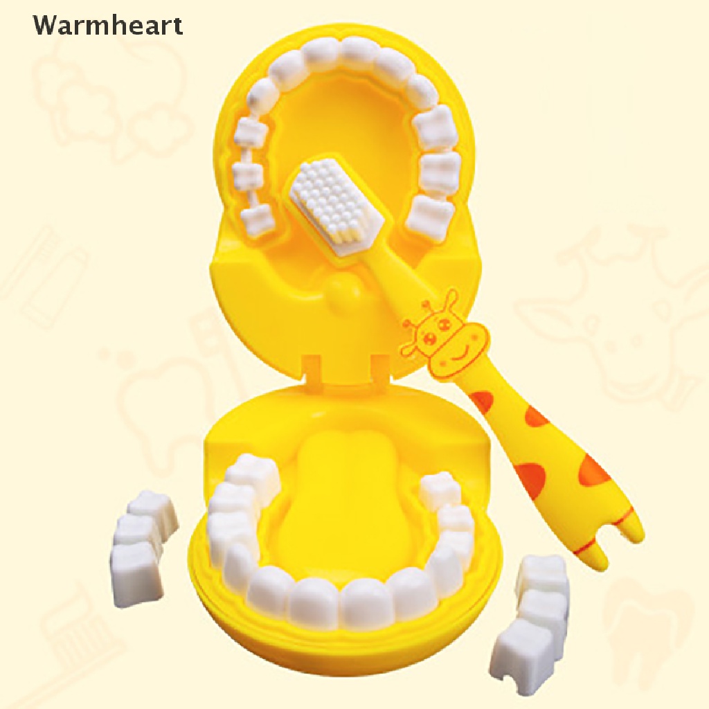 Warmheart ชุดโมเดลทันตแพทย์ ของเล่นเสริมการเรียนรู้เด็ก 4 ชิ้น