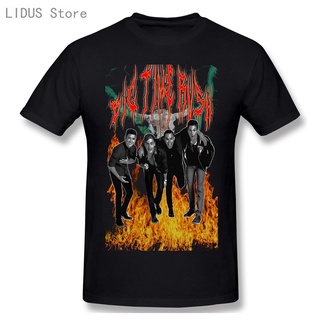 เสื้อยืดคอกลมเสื้อยืดแขนสั้นลําลอง คอกลม ผ้าฝ้าย 100% พิมพ์ลาย Heavy Metal Big Time Rush แฟชั่นสําหรับผู้ชาย LHZYS-5XL