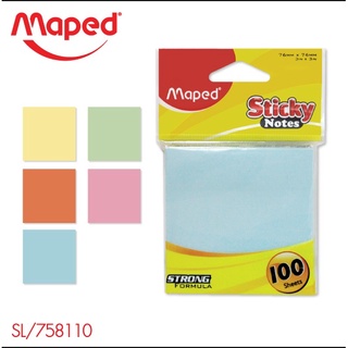 สติ๊กโน๊ต 3" x 3" Maped กระดาษโน๊ตมีกาวในตัว