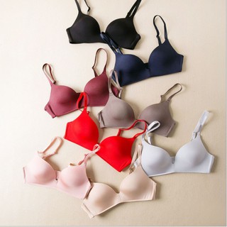 Jusmin bra [fashion.land] ชุดชั้นใน บราไร้โครง งานเนี๊ยบ สวยหรู ใส่แล้วอกสวย ดูมแบบมีมิติ