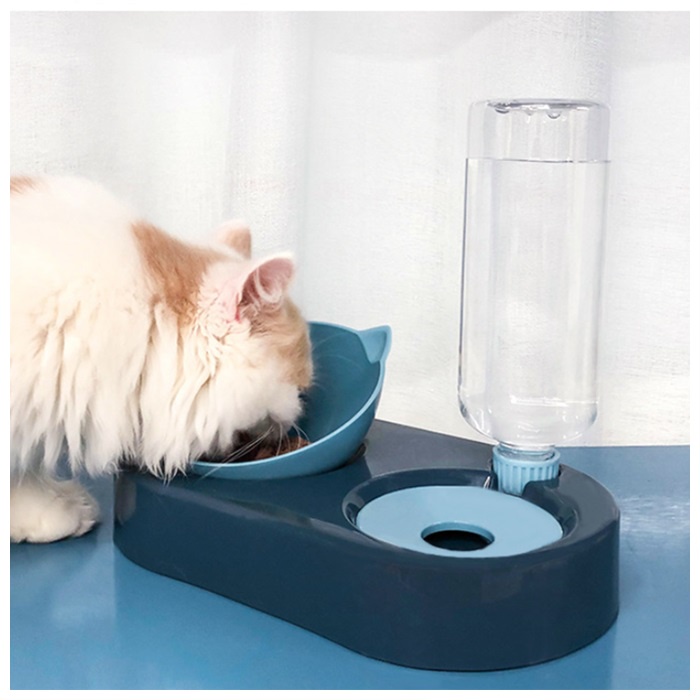BEKAS MAKANAN KUCING และ MINUMAN KUCING AUTOMATIK PET BOWL FEEDER *