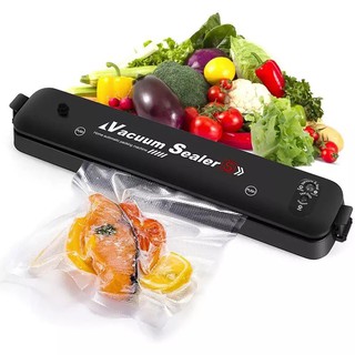 (Vacuum Sealer) เครื่องซีลปากถุง เครื่องแพ็คถุงสูญญากาศ ขยายหน้าซีลกว้างขึ้น ซีลง่ายๆแค่ปุ่มเดียว แถมฟรีถุงซีล 10 ถุง