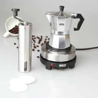 (ของแท้)iMix เตาต้มกาแฟ Moka Pot มินิ ฮีตเตอร์ 500 วัตต์ สามารถปรับได้ 5 ระดับ