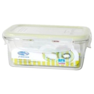 กล่องเก็บอาหาร กล่องใส่อาหาร กล่องอาหาร เหลี่ยม 0.55 ลิตร SUPER LOCK TRITANFOOD CONTAINER SQUARE 0.5L SUPER LOCK 6