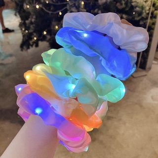 ยางรัดผมแบบมีไฟ Led สไตล์เกาหลี