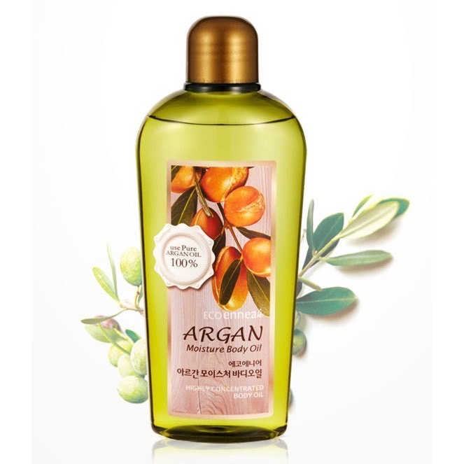🔥 Argan oil ถูกที่สุด ECO ennea ARGAN moisturizing body oil