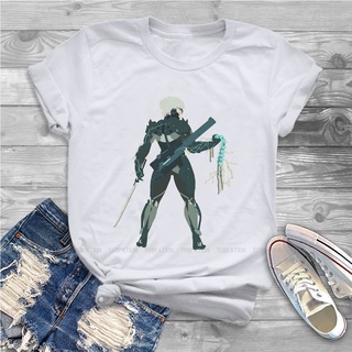 เสื้อยืด ทรงหลวม พิมพ์ลายกราฟฟิค Raiden Metal Vector Art สไตล์วินเทจ สําหรับผู้หญิงS-5XL