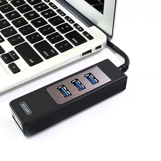 Unitek USB3.0 3-Port Hub + Gigabit Ethernet Converter Y-3045C รับประกัน 2 ปี