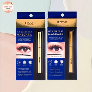 Browit by Nongchat My Everyday Mascara 5.5g. มาสคาร่า มาสคาร่าตา น้องฉัตร หัวแปรงหวี