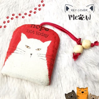 ที่เก็บกุญแจ (Key cover) Handmade ลายแมว