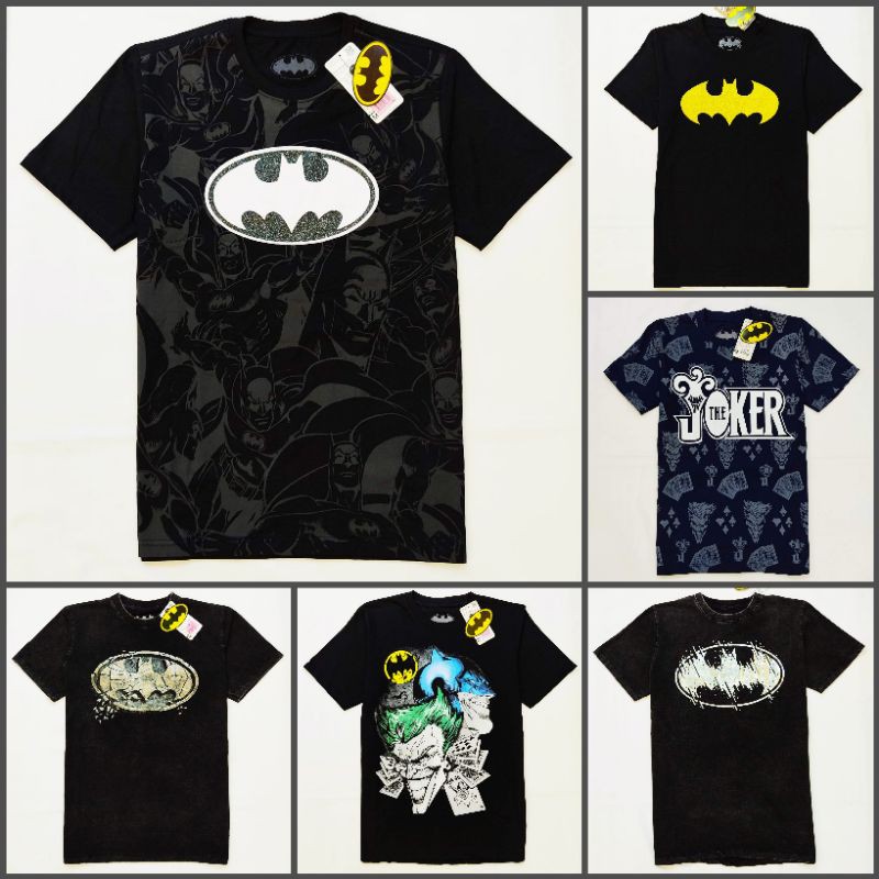 อก38-46นิ้ว เสื้อยืดแบทแมน Batman เสื้อยืดโจ๊กเกอร์ Joker (ลิขสิทธิ์)