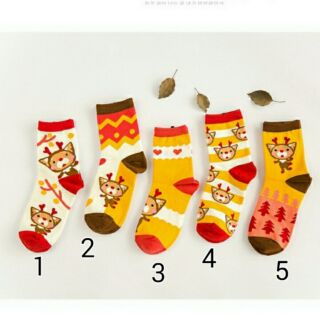 Reindeer socks