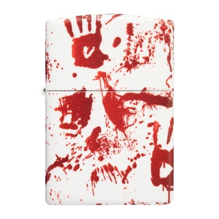 Zippo ไฟแช็กรุ่น 49808 Bloody Hand Design รับประกันตลอดชีวิต นำเข้าและจำหน่ายโดยตัวแทนจำหน่าย