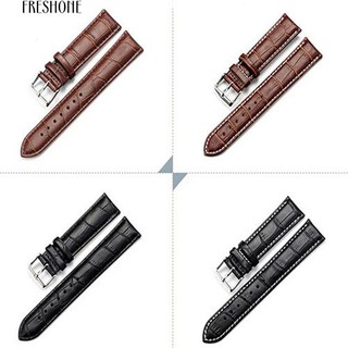 ‘****เฟรสโซนีบุรุษสตรีวินเทจหรู Faux Leather ปรับสายนาฬิกาสายคล้องคอ Buckle Band