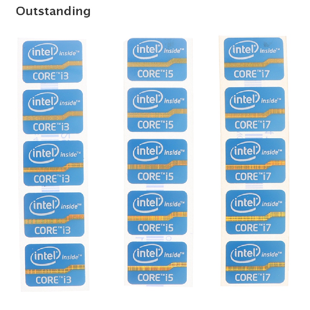 สติกเกอร์ฉลากโลโก้ Intel Core i3 i5 i7 สําหรับติดตกแต่งแล็ปท็อป