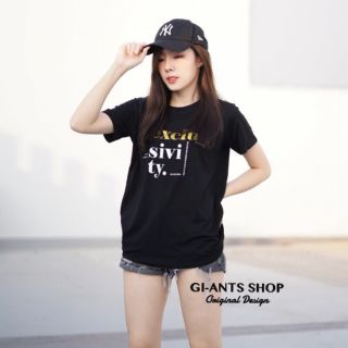 NO.029  😻เสื้อคอกลมแขนสั้น สกรีนExclusivity
