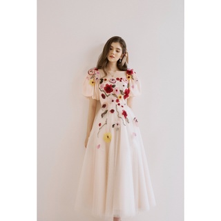 Maven ชุดกระโปรงรุ่น Viola Pink Dress