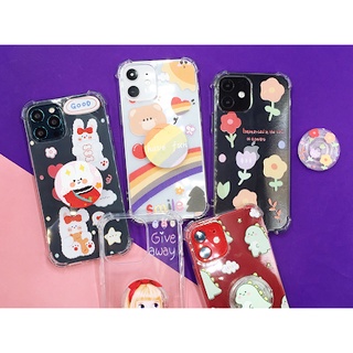 พร้อมส่ง##REALME C21 C25เคสนิ่มใส TPU มุมกันกระแทก ฟรี Griptok เคสมือถือแฟชั่น ลายการ์ตูนน่ารัก