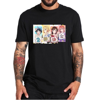 เสื้อยืดลําลอง ผ้าฝ้าย 100% แขนสั้น พิมพ์ลาย Rent A Girlfriend Season 2 Kanojo Okarishim Romantic Comedy Fans สําหรับผู้