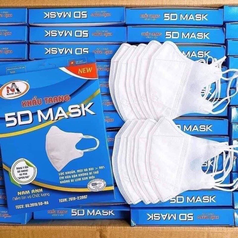 แมสนก 5D Famapro ใส่สบายหายใจสะดวก 1กล่อง บรรจุ10ชิ้น **มีราคาส่ง**