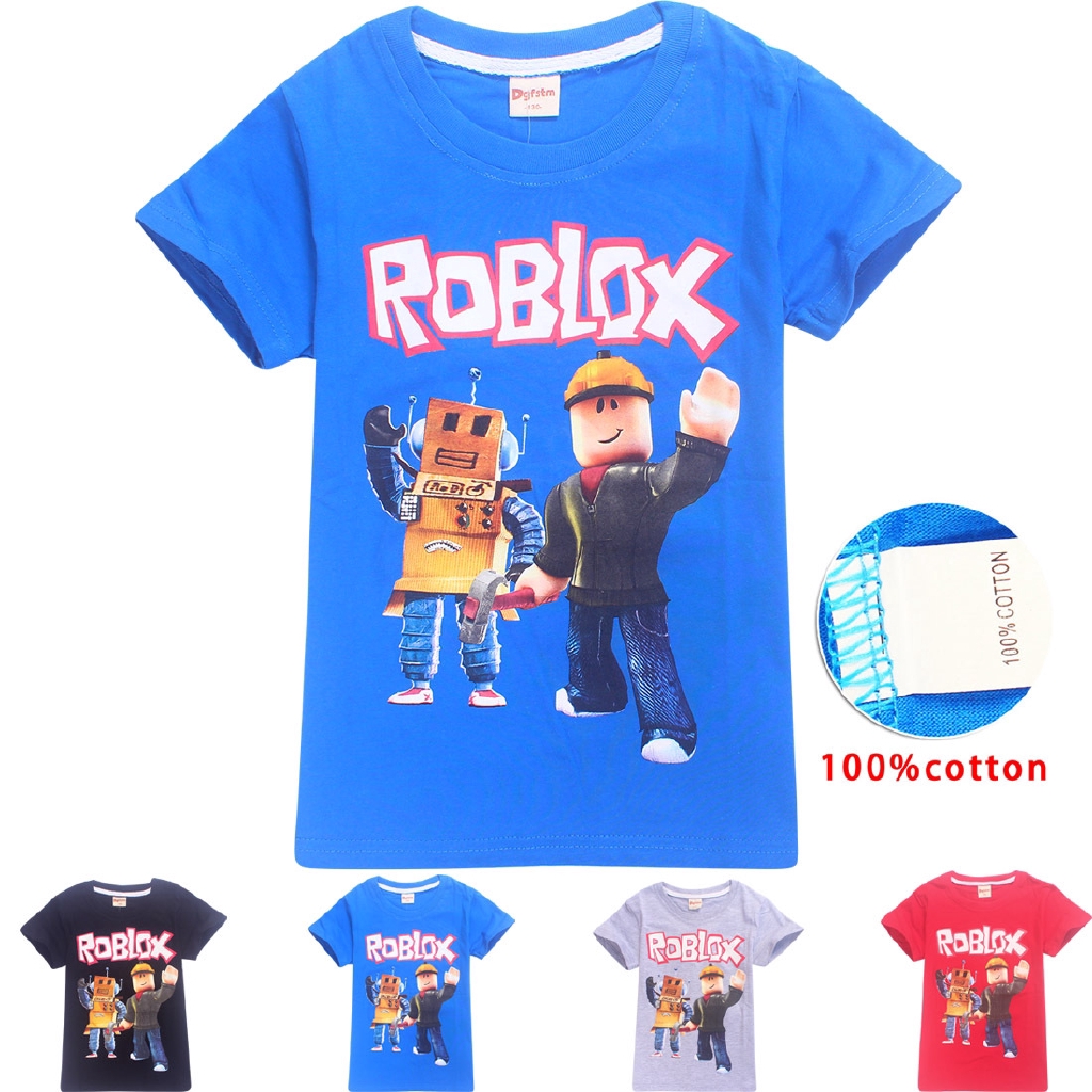 Roblox เส อย ดส าหร บเด ก Shopee Thailand - เสอยดเดก roblox t shirt kids cotton tee shirt