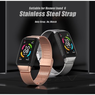 ราคาสายนาฬิกาข้อมือสแตนเลสสําหรับ Huawei Band 6