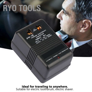 Ryo เครื่องมือหม้อแปลงไฟฟ้า 220V ถึง 110V 70W Cn Plug