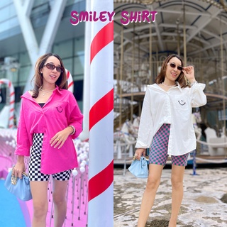 Ladyiconz - Smiley Shirt เสื้อเชิ้ต ลายยิ้ม