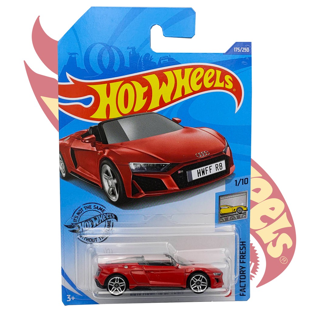 Hotwheels 2019 AUDI R8 SPYDER Model Diecast car 1/10 HW FACTORY FRESH hot wheels