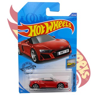 Hotwheels 2019 AUDI R8 SPYDER Model Diecast car 1/10 HW FACTORY FRESH hot wheels