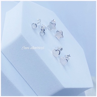 💫iam silver925 ต่างหูเงินแท้หุ้มเปลือกหอย