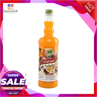 ติ่งฟง น้ำสควอช เสาวรส 760 มิลลิลิตรน้ำอัดลมและน้ำหวานDing Fong Passionfruit Squash 760 ml