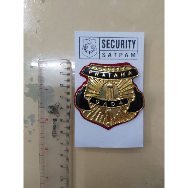 Gada Pantama Jumbo-Security Pin-Secpurity Guard Pin-Security Hat-Security T-Shirt-Security Guard Shi