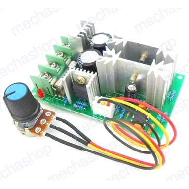 ดิมเมอร์มอเตอร์ ควบคุมความเร็วดีซีมอเตอร์ ปรับรอบมอเตอร์ DC motor speed regulator12v,24v,36v,48v/20A