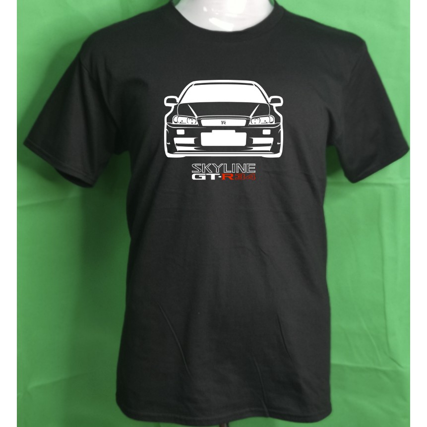 เสื้อยืด NISSAN SKYLINE GT-R 34