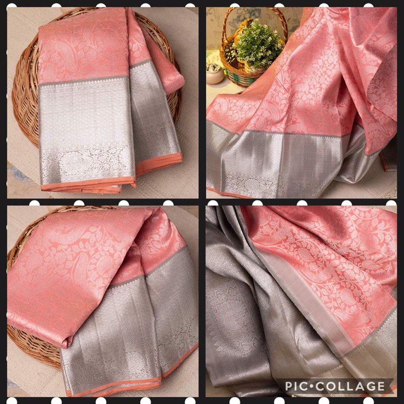 2024 SILK PRICE DROP SHIMMERS WITH EXQUISITELY CRAFTED SILVER SAREES