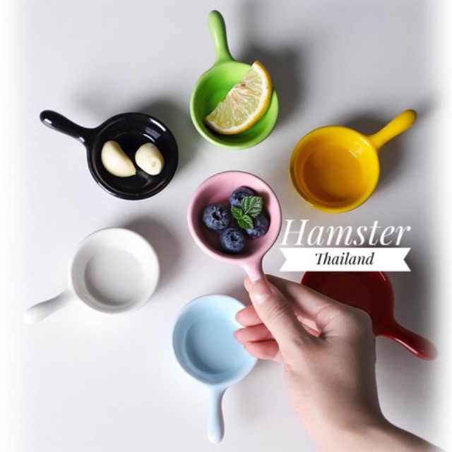 [hamsterthailand]ถ้วยอาหารเซรามิค  ชามอาหาร สำหรับสัตว์เลี้ยงแฮมเตอร์ ชูก้า ดอร์เมาส์ เม่นแคระ