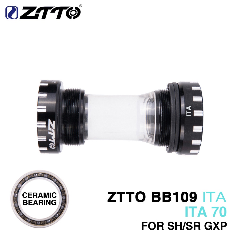 Ztto MTB จักรยานเสือหมอบวงเล็บด้านล่าง BB109 แบริ่งเซรามิค ITA70 ITA 70 แบริ่งภายนอก BB เครื่องมือสําหรับ 24 มม.BB 22 มม. Crankset