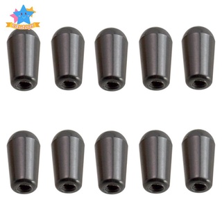 10x Black Electric Guitar 3 Way Pickup Selector Toggle Switch Tip Knob 3.5mm