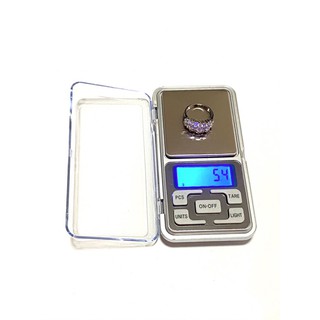 เครื่องชั่งน้ำหนักพกพาดิจิตอล (Digital Pocket Scale) พร้อมฝาปิดเครื่อง 500g.x0.1g.