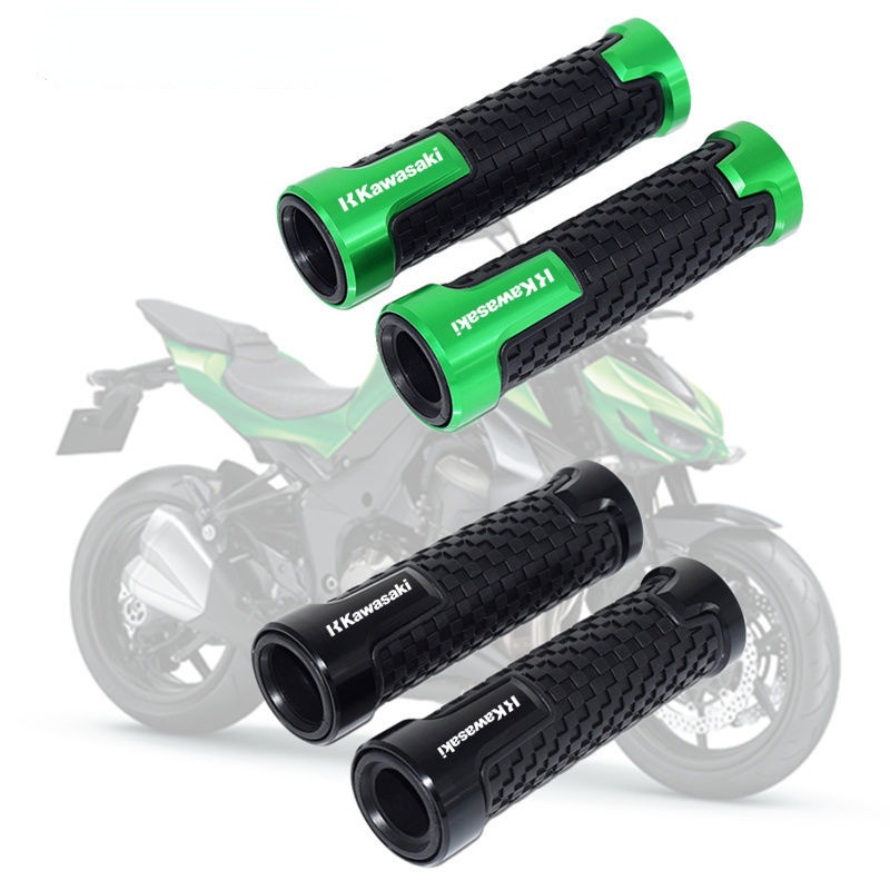 ปลอกแฮนด์มอเตอร์ไซค์ ปลอกแฮนด์ KAWASAKI NINJA400 ninja 400 300 Z900 Z1000 Z250 Z300 CNC ปลอกยาง ปอกแ