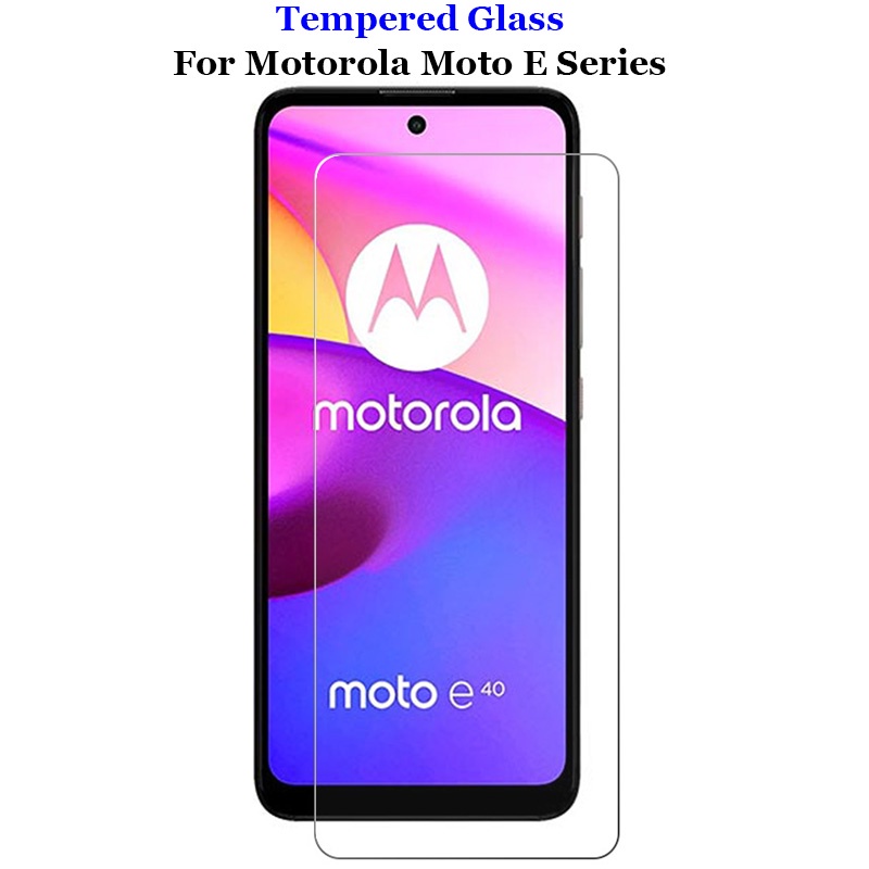 สําหรับ Motorola Moto E22 E22i E22s E32 E32s E40 E20 E30 กระจกนิรภัยใส 9H 2.5D Premium Screen Protec