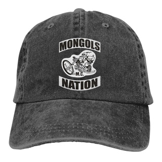 ขายดี หมวกแก๊ป ลาย Mongol Mc Nation Usa น่ารัก ปรับได้ สําหรับผู้ใหญ่