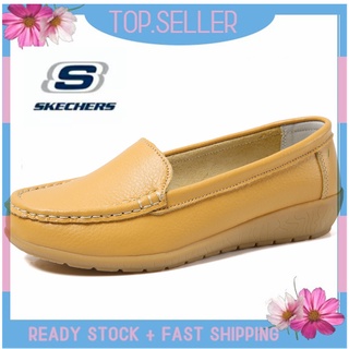 [พร้อมส่ง] *Skechers__go Walk Arch Fit รองเท้าแตะโลฟเฟอร์ ส้นแบน แบบสวม สําหรับผู้หญิง ผู้ชาย