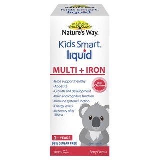 Natures Way Kids Smart Liquid Multi + Iron 200ml