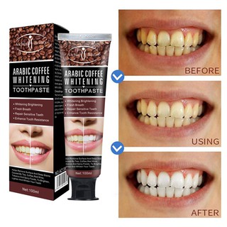 Aichun Beauty Coffee Whitening Toothpaste Cleansing Stubborn Tooth Stain Removal Toothpaste รหัส 35027