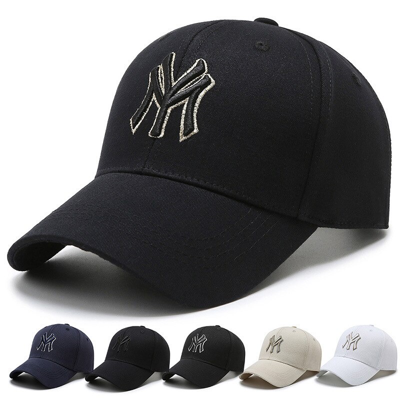 Topi Lelaki หมวกเบสบอลแบบปรับได้แฟชั่นใหม่ MY เย็บปักถักร้อยหมวกผู้ชายผู้หญิงผ้าฝ้าย Snapback หมวก