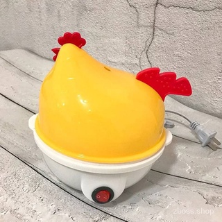 เครื่องต้มไข่ ต้มไข่ไฟฟ้ารูปไก่ ต้ม7ฟอง เครื่องต้มไข่ รูปทรงแม่ไก่ Chicken egg cooker -สินค้ามีพร้อมส่ง-
