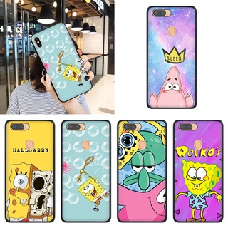 เคสโทรศัพท์มือถือนิ่ม ลายการ์ตูน Spongebob สําหรับ OPPO R9 F1 Plus R9S A76 A94 4G A96 5G A12E Find X3 Pro Lite Neo GRE16